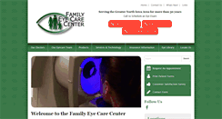 Desktop Screenshot of familyeyecc.com